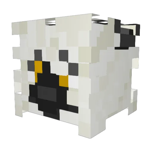 Aries_Ovis Minecraft avatar head, 3D render
