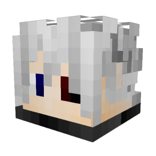 Arietem_ Minecraft avatar head, 3D render