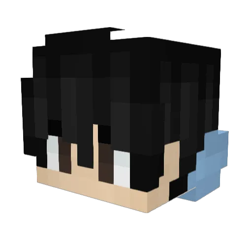 Arif226 Minecraft avatar head, 3D render