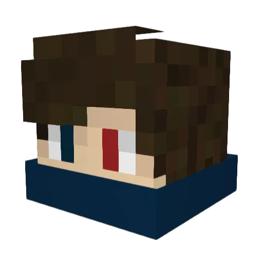 ArifKaytaz Minecraft avatar head, 3D render