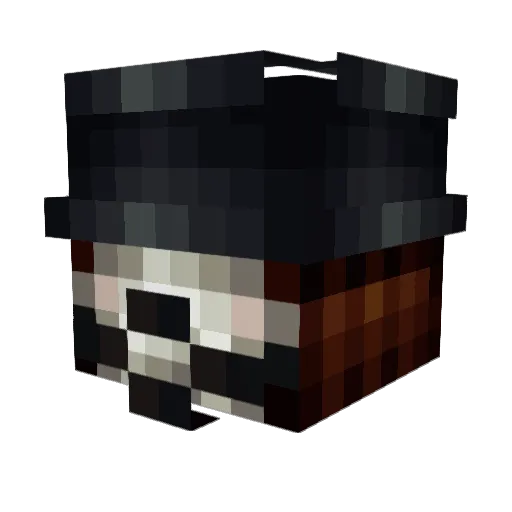 ArifMars Minecraft avatar head, 3D render
