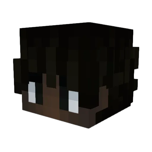 Arihsss Minecraft avatar head, 3D render