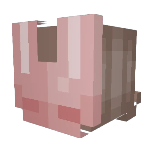 Ariii___ Minecraft avatar head, 3D render