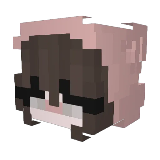 AriilLopez28 Minecraft avatar head, 3D render