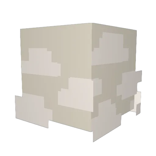 Arijus24 Minecraft avatar head, 3D render