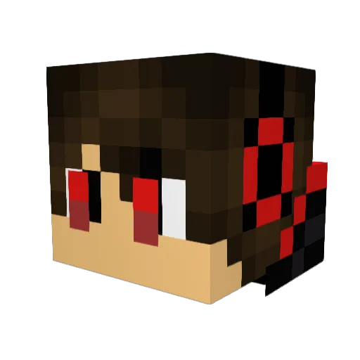 Arik_D_B Minecraft avatar head, 3D render