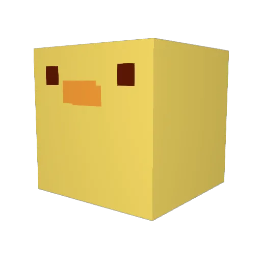 Aril_Exists Minecraft avatar head, 3D render