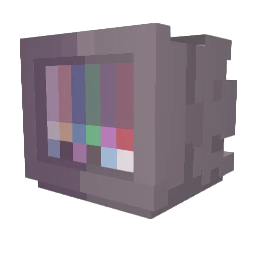 Arime_GF Minecraft avatar head, 3D render