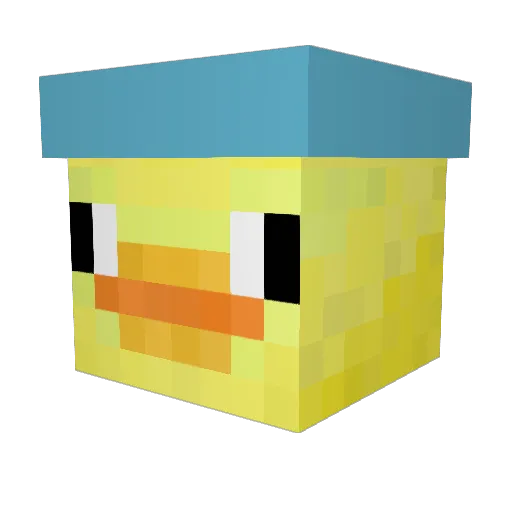 Arina_Foxy Minecraft avatar head, 3D render