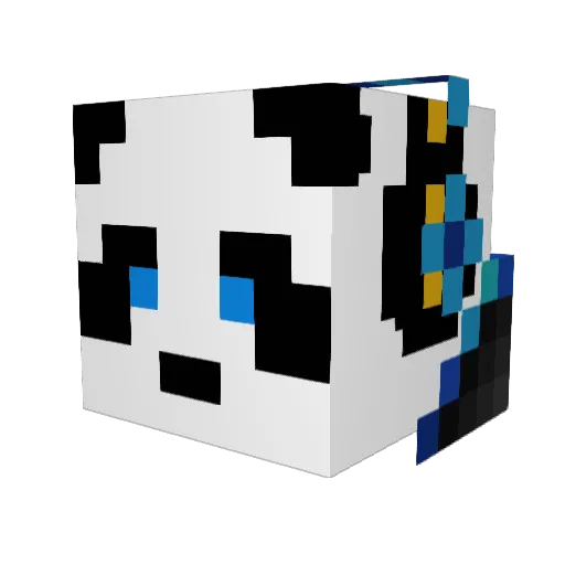 Arion_RM Minecraft avatar head, 3D render