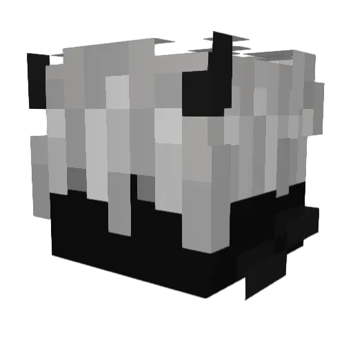 Arionine Minecraft avatar head, 3D render