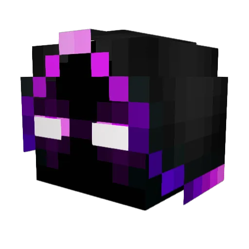 Ariophis Minecraft avatar head, 3D render