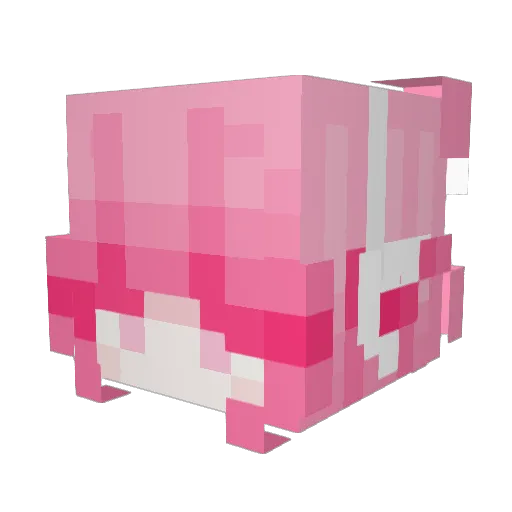 Arisaka26 Minecraft avatar head, 3D render
