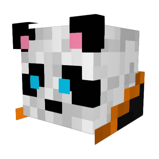 Arise005 Minecraft avatar head, 3D render