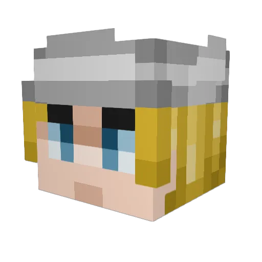 ArisenBasil3225 Minecraft avatar head, 3D render