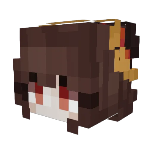 Arish85 Minecraft avatar head, 3D render