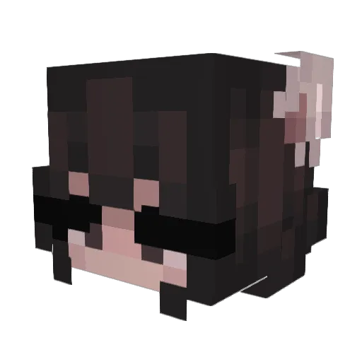 Aristachio Minecraft avatar head, 3D render