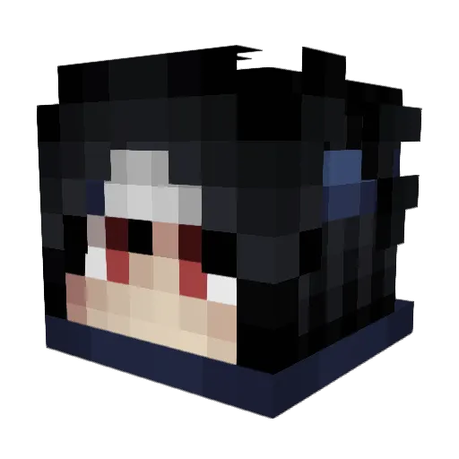 Aristidis2013_ Minecraft avatar head, 3D render