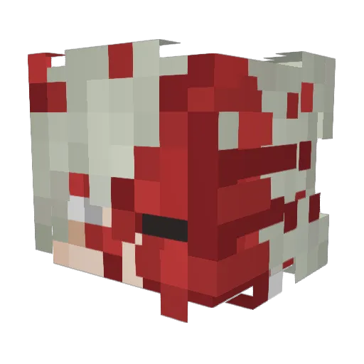 Aristocrati Minecraft avatar head, 3D render