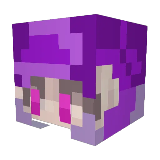 AristoniaFuzz Minecraft avatar head, 3D render