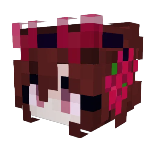 Arithayn Minecraft avatar head, 3D render