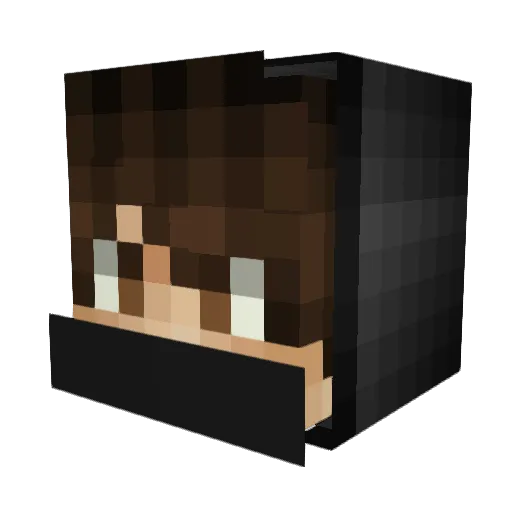 AriusPvP Minecraft avatar head, 3D render