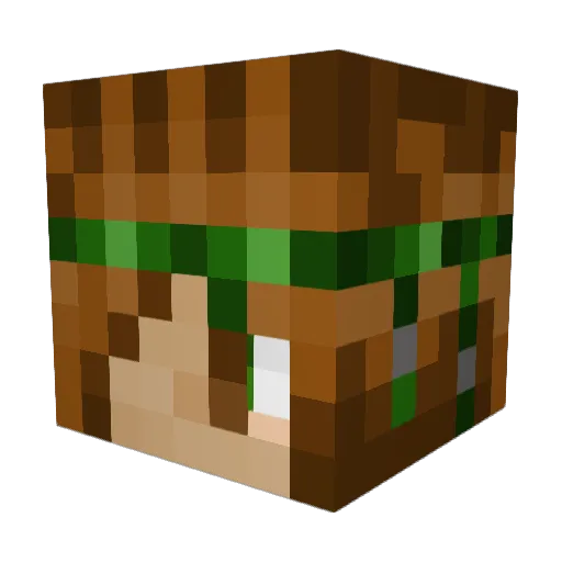 AriusX30 Minecraft avatar head, 3D render