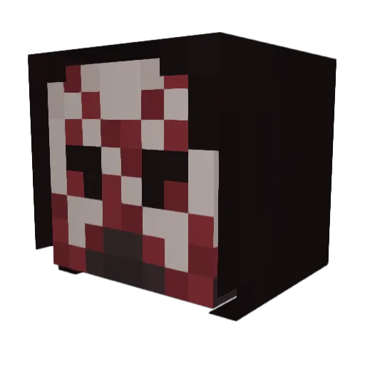 Ariyato_ Minecraft avatar head, 3D render