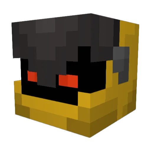 Arizmath Minecraft avatar head, 3D render