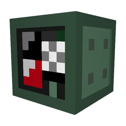 ArizonaGreenTee Minecraft avatar head, 3D render