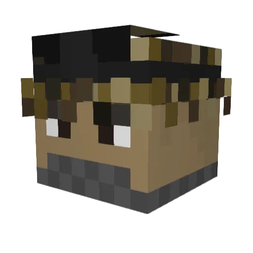 Arizona_SVO Minecraft avatar head, 3D render