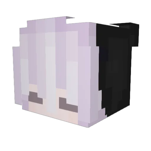 Arizzonia Minecraft avatar head, 3D render