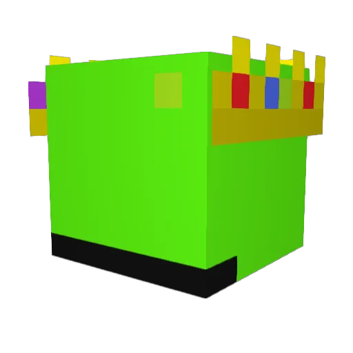 ArjS99 Minecraft avatar head, 3D render