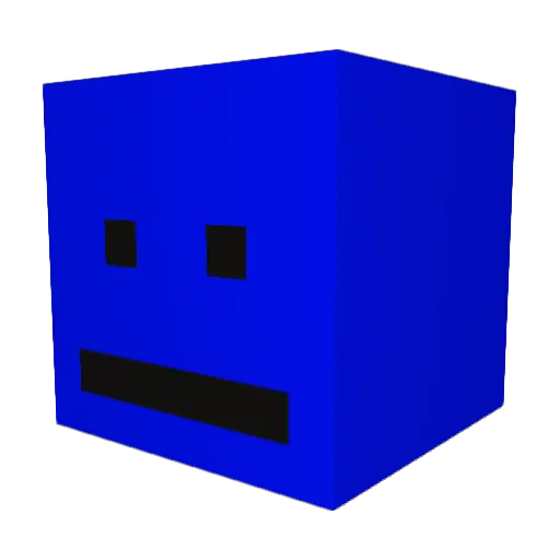 Arjel47 Minecraft avatar head, 3D render