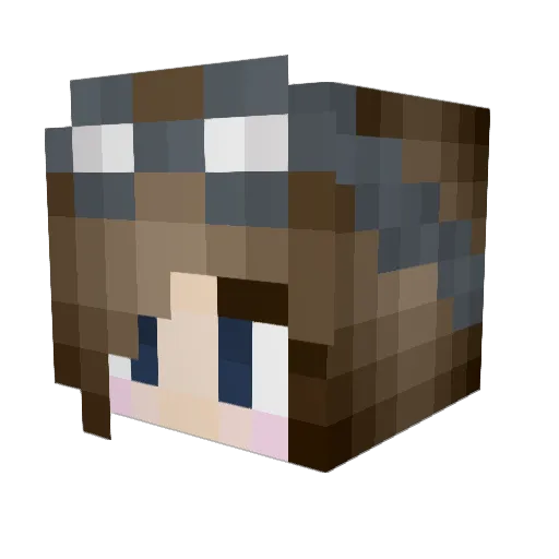 Arjunthegoat54 Minecraft avatar head, 3D render