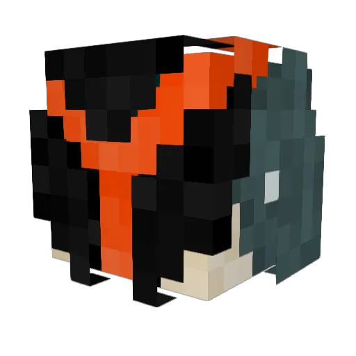 ArkAngleAzreal Minecraft avatar head, 3D render