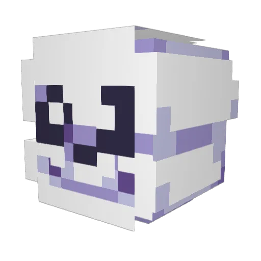 ArkError Minecraft avatar head, 3D render