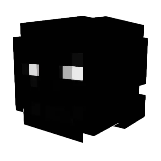 ArkLightning Minecraft avatar head, 3D render