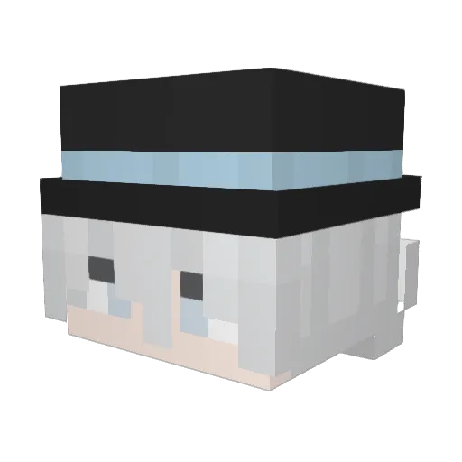 Ark_27 Minecraft avatar head, 3D render
