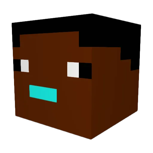 Ark_41015 Minecraft avatar head, 3D render