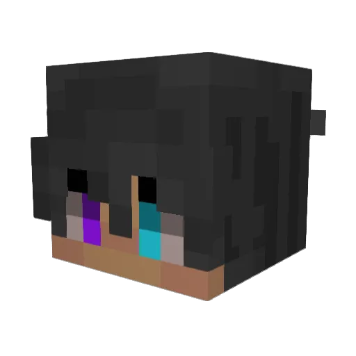 Ark_Reylla_Kyrie Minecraft avatar head, 3D render
