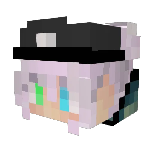 Ark_Shine Minecraft avatar head, 3D render
