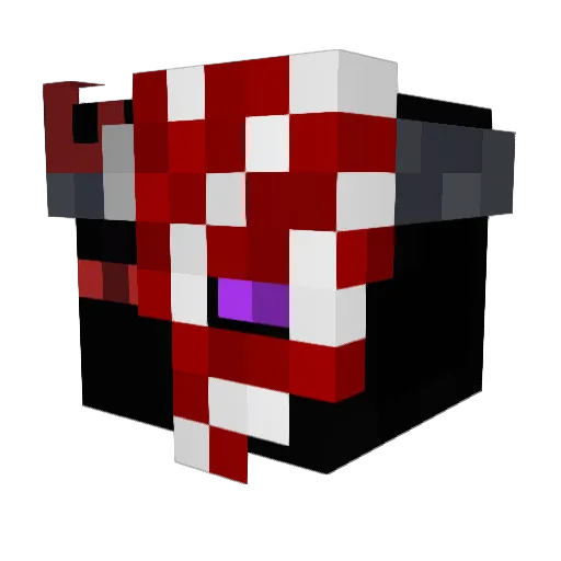 Arkaizen Minecraft avatar head, 3D render
