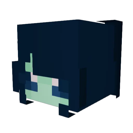 Arkangel332 Minecraft avatar head, 3D render