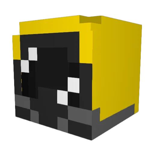 ArkanianGuy Minecraft avatar head, 3D render