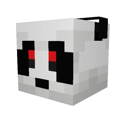 Arkaser Minecraft avatar head, 3D render