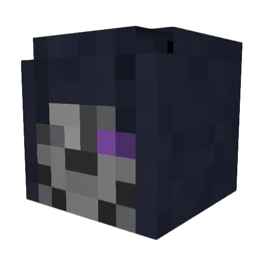 Arkayhm Minecraft avatar head, 3D render