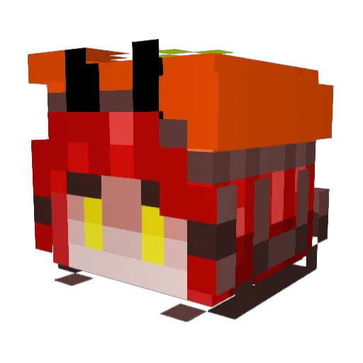 Arkeil516 Minecraft avatar head, 3D render