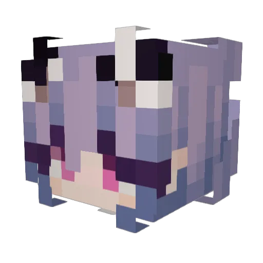 Arkhang3lsk Minecraft avatar head, 3D render