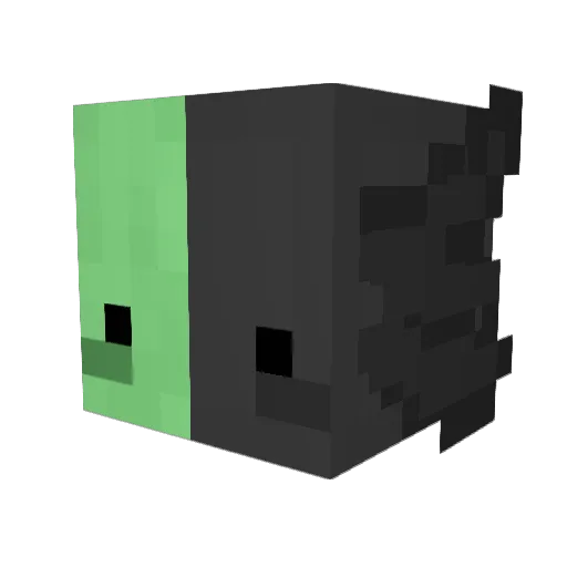 Arkin012 Minecraft avatar head, 3D render